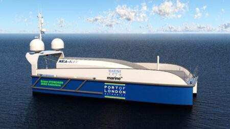 ZEPHR - Zero Emissions Ports Hydrogen Refilling Survey Vessel, credit SEA-KIT International